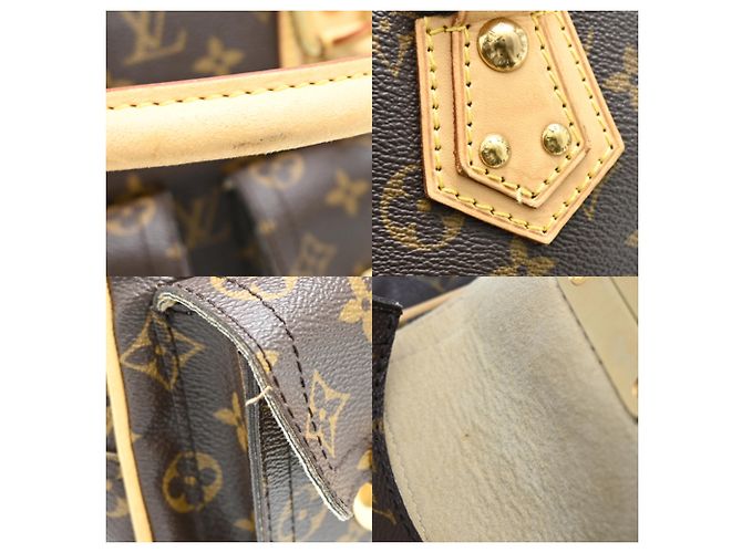 Borsa Louis Vuitton Manhattan PM Marrone - vista 7