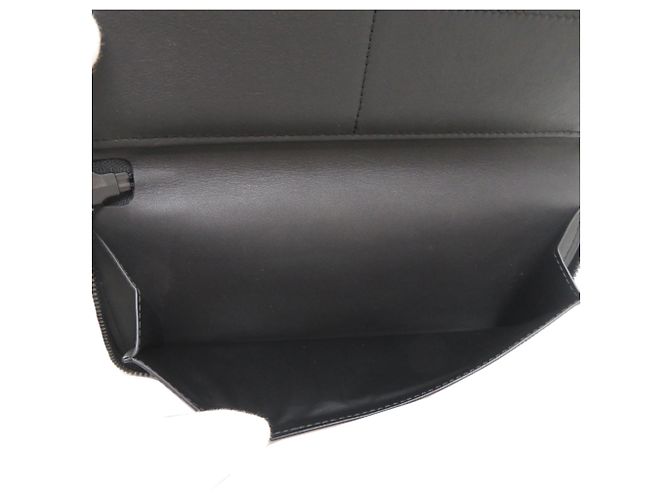Louis Vuitton Zippy Wallet aus schwarzem Taurillon-Leder - Ansicht 6