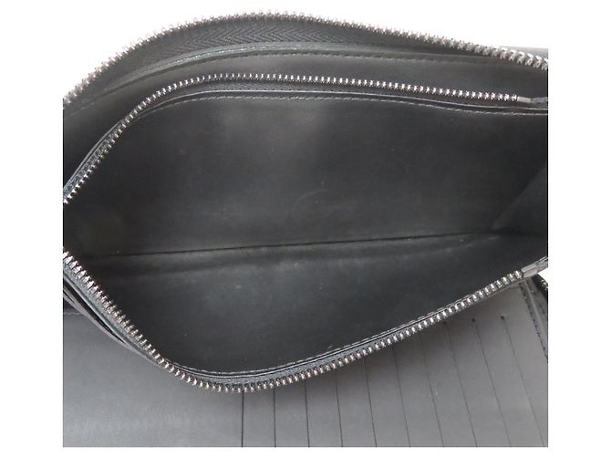 Louis Vuitton Zippy Wallet aus schwarzem Taurillon-Leder - Ansicht 7