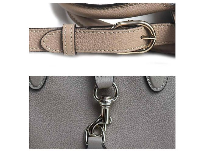 Borsa media Gucci con chiusura a gancio Grigio - vista 6