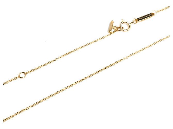 Collana Mini T Smile Tiffany & Co. in oro giallo 18K - vista 4