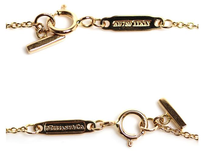 Collana Mini T Smile Tiffany & Co. in oro giallo 18K - vista 5
