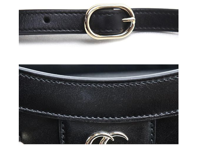 Borsa Tote Gucci Diana Medium in Bambù Nero - vista 5