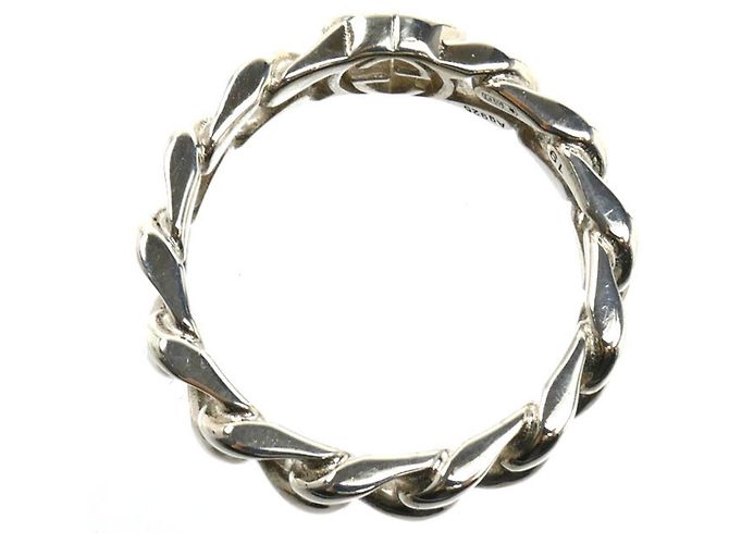 Anello GUCCI Interlocking G in argento sterling 925 - vista 4