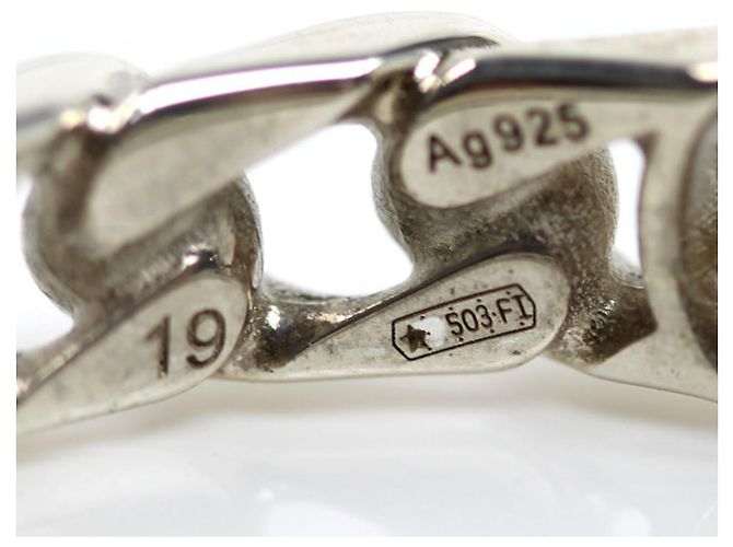 Anello GUCCI Interlocking G in argento sterling 925 - vista 5