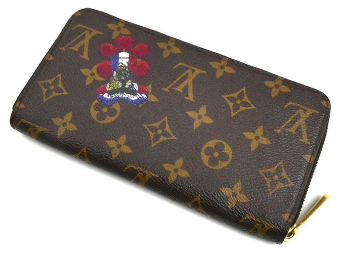 Portafoglio Zippy Louis Vuitton Collaborazione Kansai Yamamoto Marrone Multicolore - vista 2