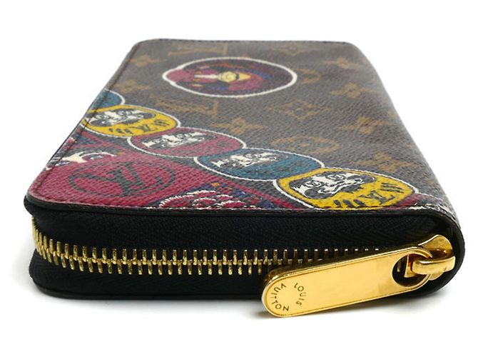 Portafoglio Zippy Louis Vuitton Collaborazione Kansai Yamamoto Marrone Multicolore - vista 3