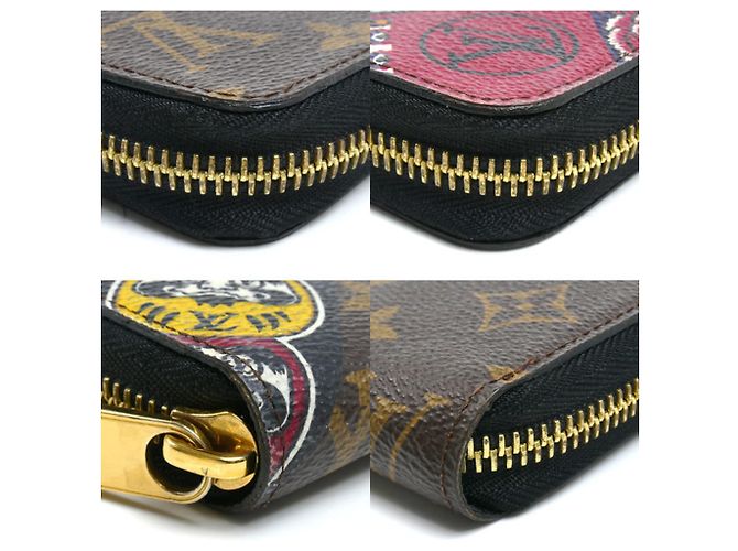 Portafoglio Zippy Louis Vuitton Collaborazione Kansai Yamamoto Marrone Multicolore - vista 6