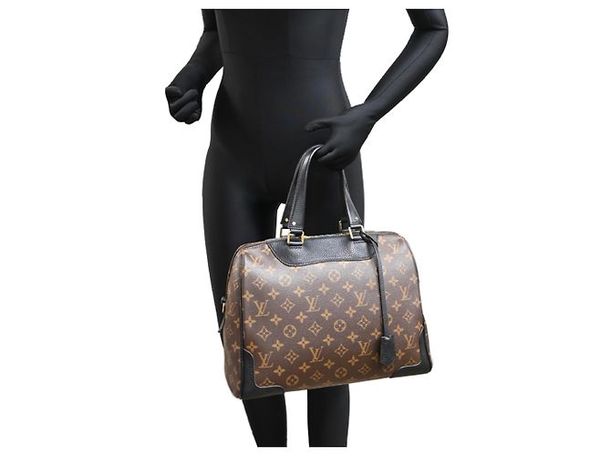 Borsa Louis Vuitton Retiro Marrone Nero - vista 9