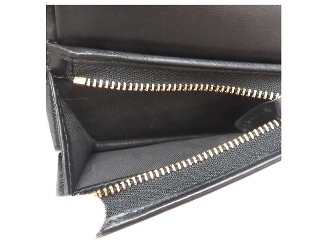 Cartera bi-fold para mujer Gucci GG Matelassé Negro - vista 7