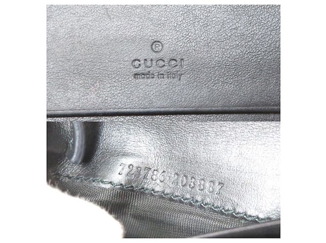 Cartera bi-fold para mujer Gucci GG Matelassé Negro - vista 8