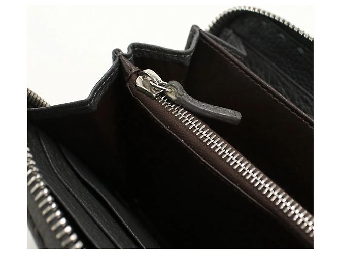 Fendi Gray Long Wallet Brown - view 5