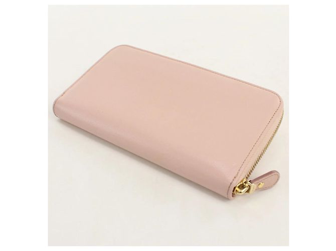 Gancini Cartera larga de piel rosa Salvatore Ferragamo - vista 2