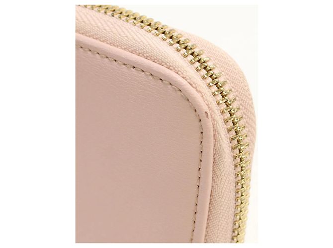 Gancini Cartera larga de piel rosa Salvatore Ferragamo - vista 6