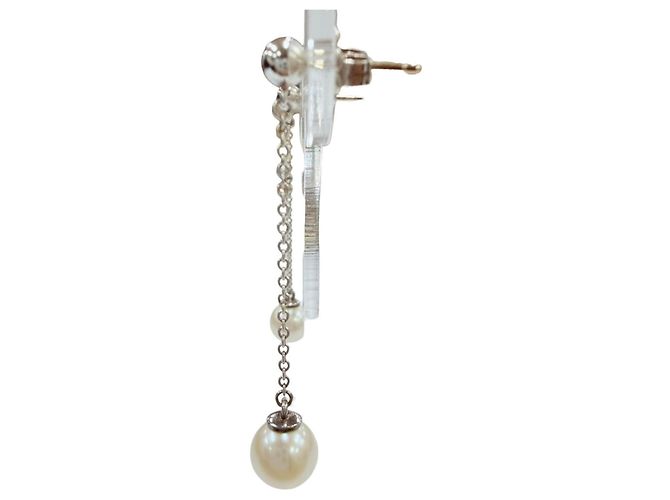 Tiffany & Co Tiffany Ziegfeld Collection Perlenohrstecker Silber - Ansicht 3