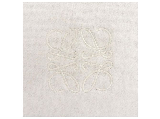 Stola reversibile in lana e cashmere Loewe Beige - vista 4
