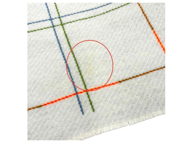 Hermès Stola in cashmere grigio chiaro Hermes - vista 9