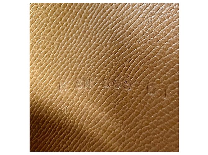 Hermès Cartera larga Hermes Kelly Pocket en Gold Dorado - vista 12