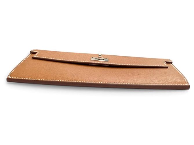 Hermès Cartera larga Hermes Kelly Pocket en Gold Dorado - vista 5