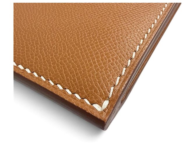 Hermès Cartera larga Hermes Kelly Pocket en Gold Dorado - vista 7