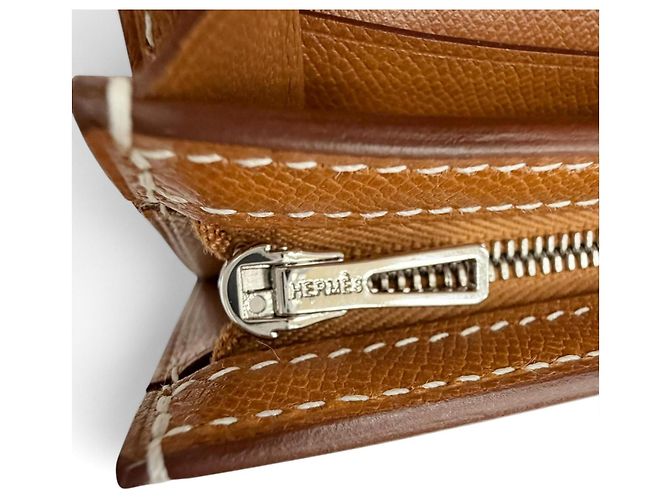 Hermès Cartera larga Hermes Kelly Pocket en Gold Dorado - vista 9