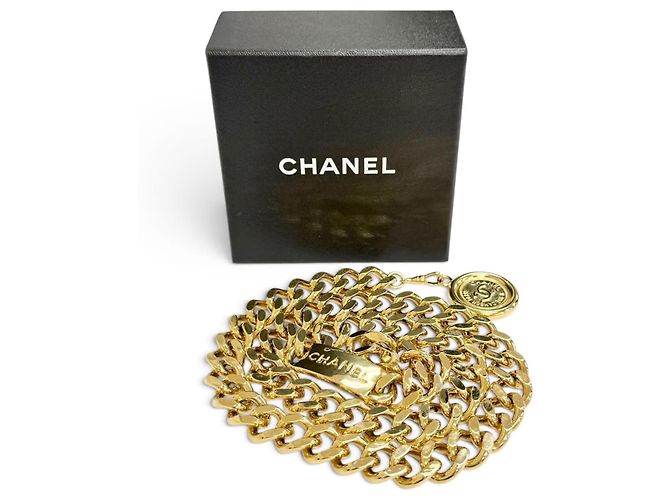 Chanel Vintage 94P Gold Kettenbelt Golden - Ansicht 2