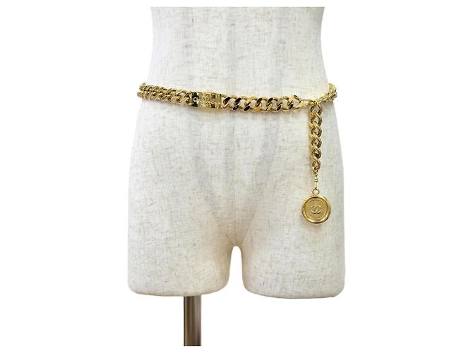Chanel Vintage 94P Gold Kettenbelt Golden - Ansicht 3