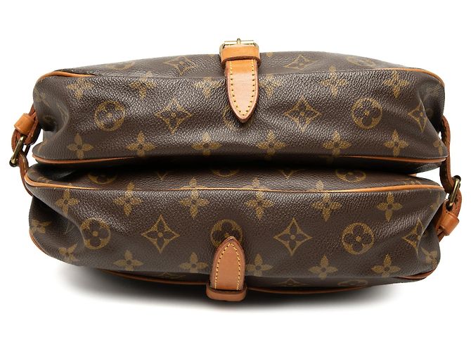 Louis Vuitton Brown Monogram Saumur 30 Marrone - vista 3
