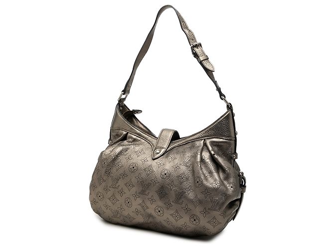 Louis Vuitton Silver Monogram Mahina XS Argento - vista 2