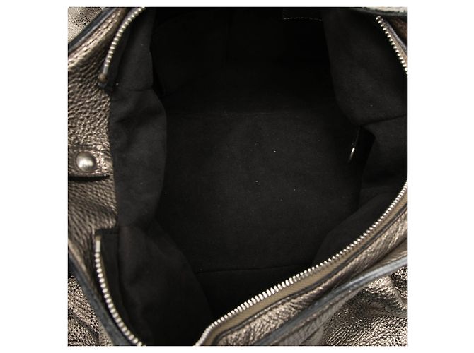 Louis Vuitton Silver Monogram Mahina XS Argento - vista 4