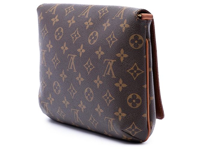 Louis Vuitton Brown Monogram Musette Tango Short Strap Marrone - vista 2