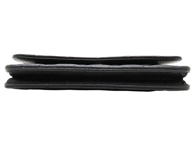 Chanel Black CC Quilted Caviar Wallet on Chain Schwarz - Ansicht 3