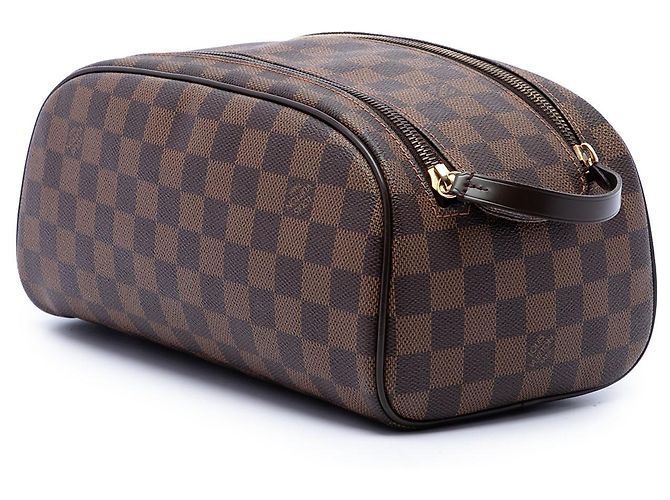 Louis Vuitton Brown Damier Ebene King Size Toiletry Marrone - vista 2