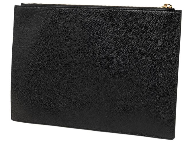 Pouch Zumi Gucci in pelle di vitello martellata nera - vista 2