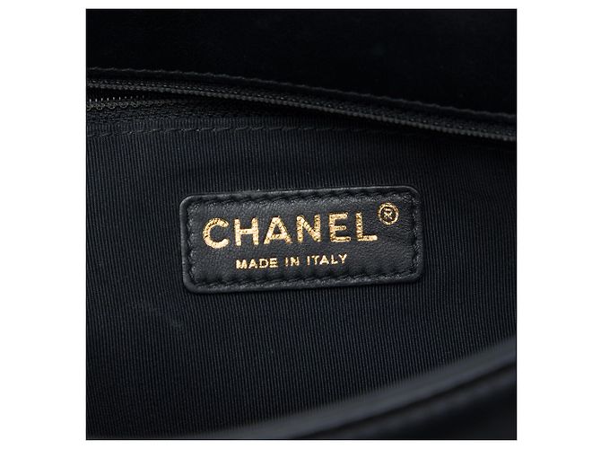 Chanel Yellow Medium Multicolor Lambskin Graphic Flap Giallo - vista 5