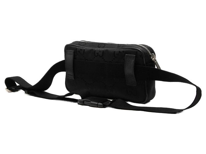 Borsetta cintura Gucci Off The Grid in nylon GG nero - vista 2