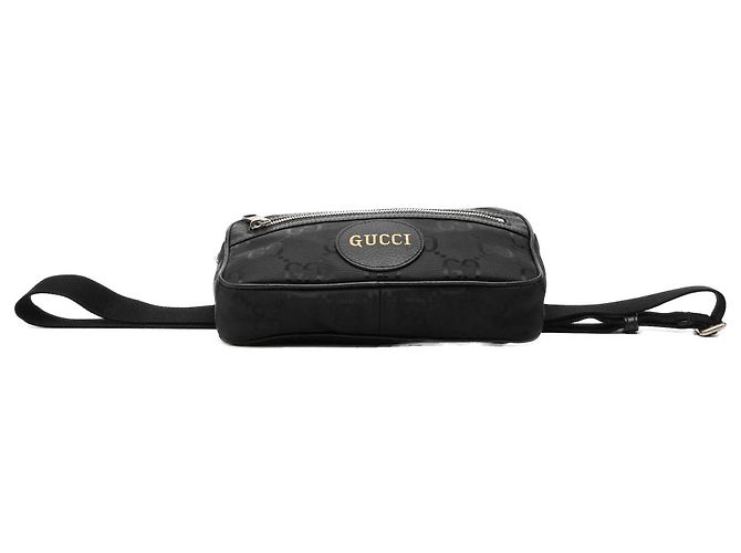 Borsetta cintura Gucci Off The Grid in nylon GG nero - vista 3