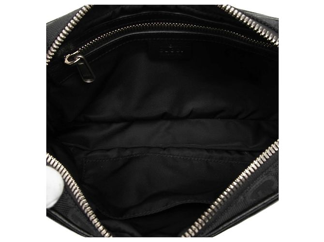 Borsetta cintura Gucci Off The Grid in nylon GG nero - vista 4