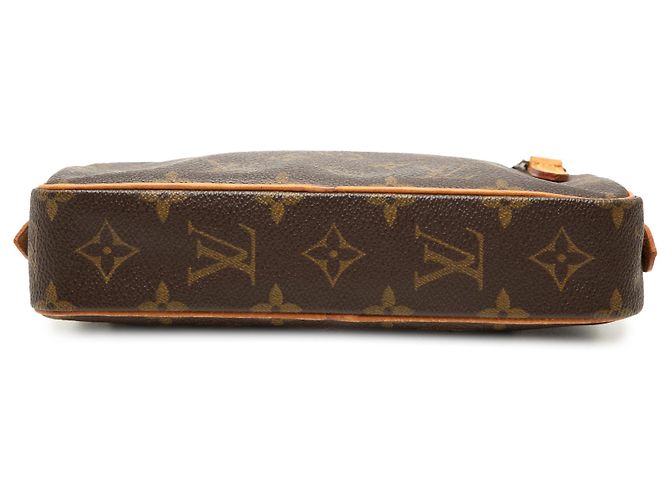 Louis Vuitton Brown Monogram Pochette Marly Bandouliere Marrom - vista 3