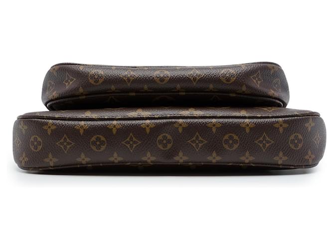 Louis Vuitton Brown Monogram Multi Pochette Accessoires Marrone - vista 3