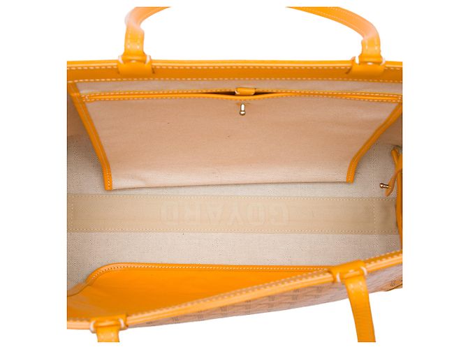 Goyard Yellow Goyardine Bellechasse PM Giallo - vista 5