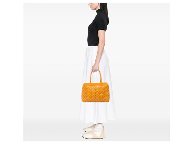 Goyard Yellow Goyardine Bellechasse PM Giallo - vista 6