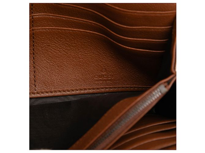 Cartera con cadena Gucci Diana de piel de becerro marrón con bambú Castaño - vista 5