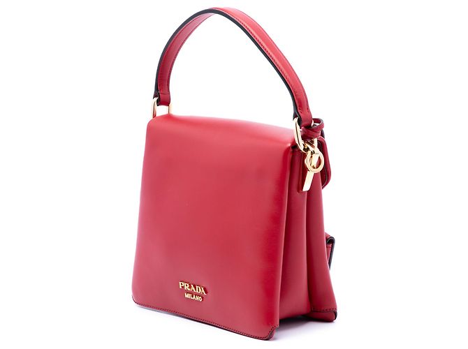 Borsa a patta Prada Ingrid con manico superiore rossa Rosso - vista 2