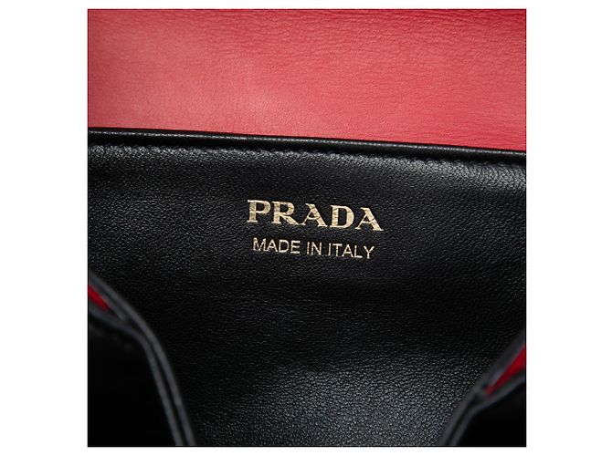 Borsa a patta Prada Ingrid con manico superiore rossa Rosso - vista 5