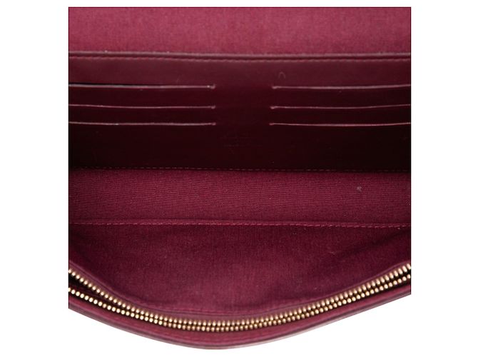 Louis Vuitton Red Monogram Vernis Rossmore MM Rosso Bordò - vista 4