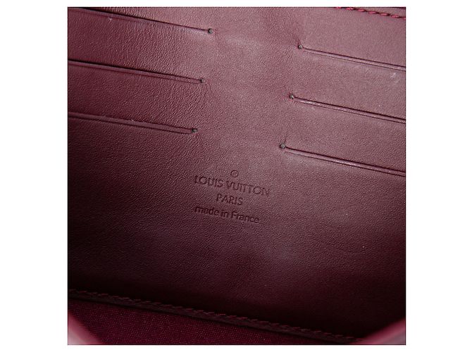 Louis Vuitton Red Monogram Vernis Rossmore MM Rosso Bordò - vista 5