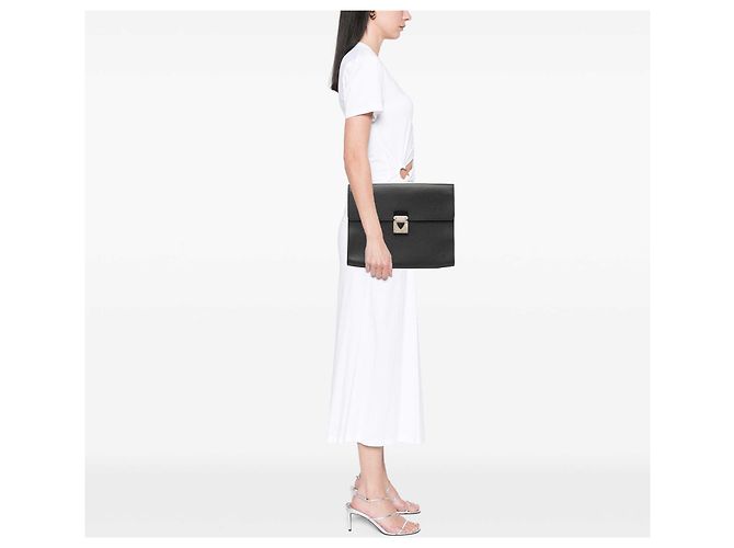 Louis Vuitton Black Taiga Minuto Nero - vista 7