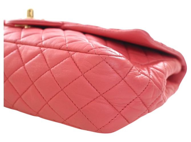 Chanel Pink Medium Classic Lambskin Valentines Heart Charms Single Flap Rosa - vista 13