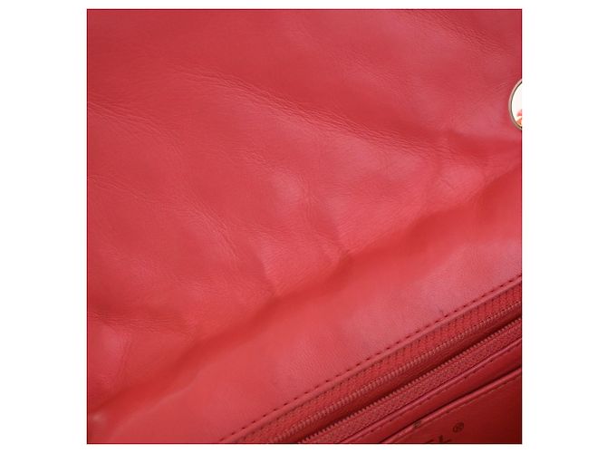 Chanel Pink Medium Classic Lambskin Valentines Heart Charms Single Flap Rosa - vista 7